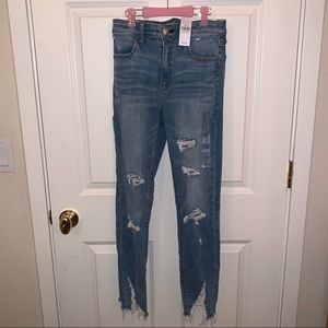 american eagle ripped jogging